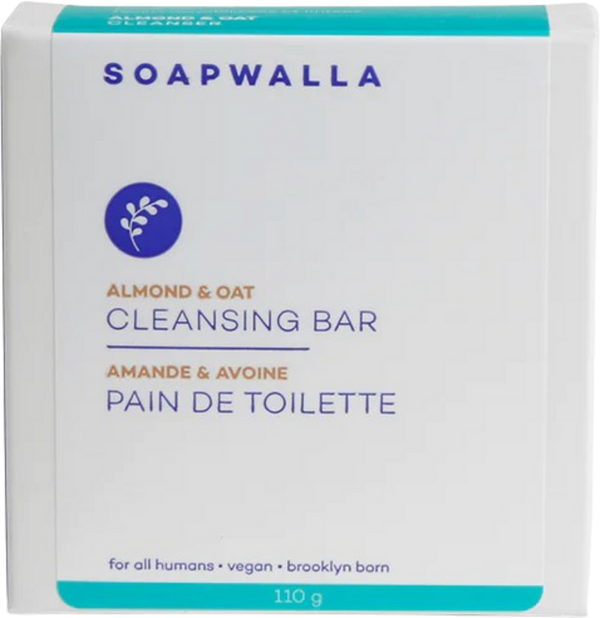 Soapwalla Almond Oil & Oats Soap Bar, 110g