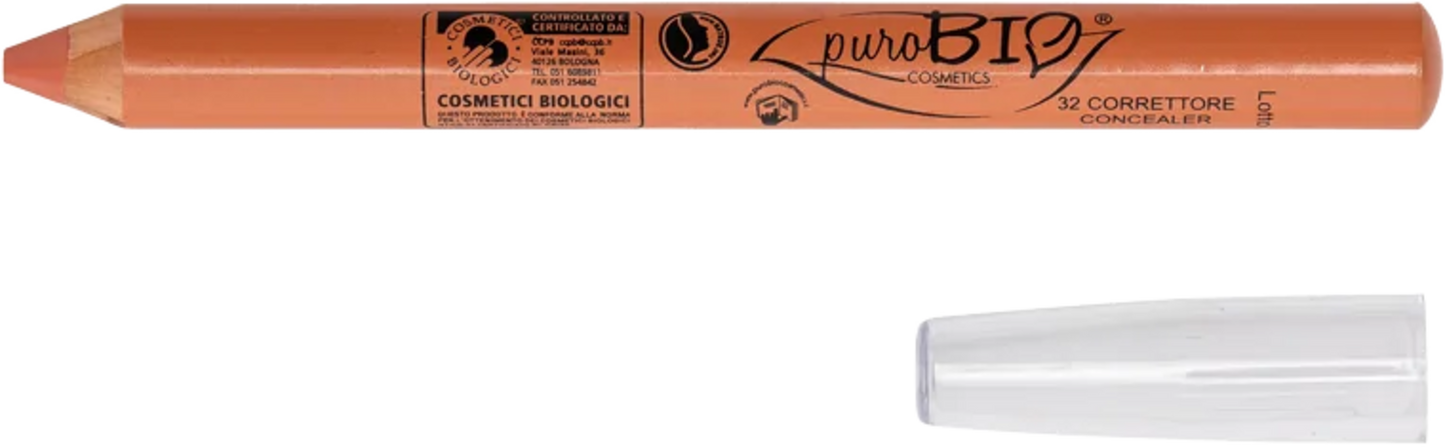 puroBIO Cosmetics Corrective Pencil, Orange (32) (2.30 g)