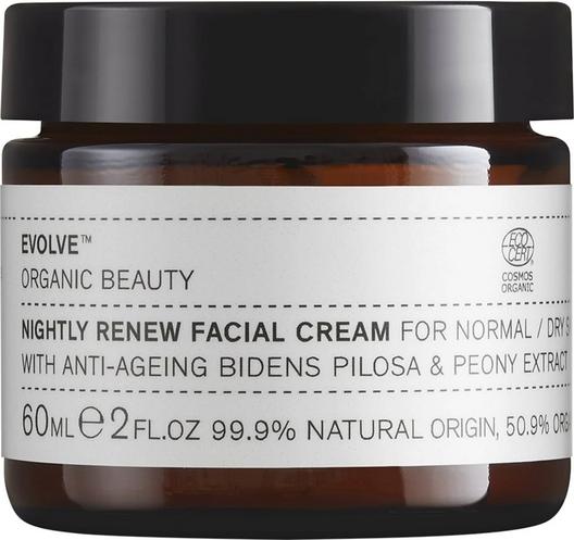 Crema notte rigenerante Evolve Organic Beauty per pelle normale e secca