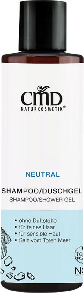 CMD Naturkosmetik Neutral Shampoo Gel Doccia bio senza profumo per pelle sensibile e capelli delicati VeroBelloBio