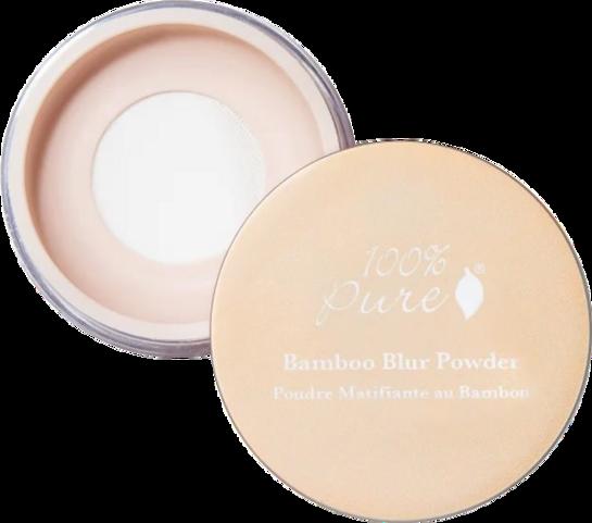 Polvere viso 100% Pure Bamboo Blur Powder effetto mat opacizzante e perfezionante per una bellezza reale e naturale di VeroBelloBio