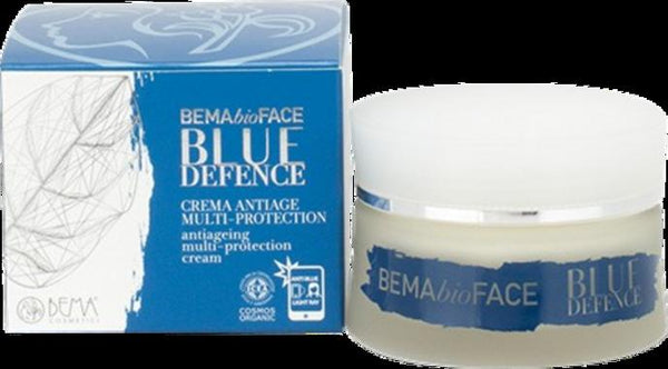 Crema viso anti-età Bema Cosmetici Blue Defence protezione luce blu idratante e rigenerante