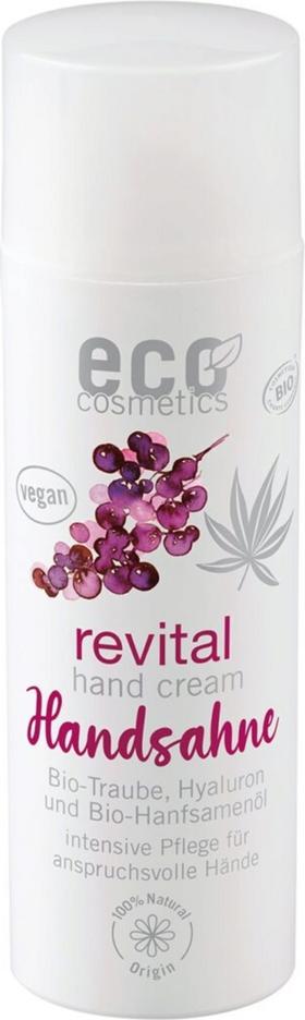 Eco Cosmetics Crema Mani Bio con Uva, Acido Ialuronico e Olio di Canapa - Idratazione profonda per mani secche e stressate. Senza filtri, solo vera bellezza e benessere.