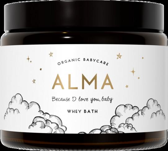 ALMA Babycare Whey Bath, 300g - Additivo bagno lenitivo e idratante per pelli sensibili. Bellezza consapevole e ingredienti naturali per neonati e adulti.