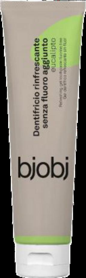 Dentifricio rinfrescante all'eucalipto Bjobj per una igiene orale naturale e consapevole su VeroBelloBio.
