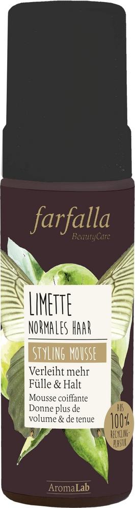 Farfalla Mousse Styling al Lime per capelli setosi e lucenti