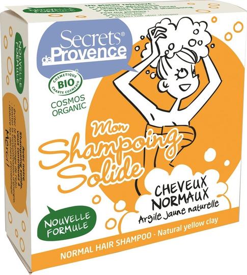 Shampoo Solido Biologico Secrets de Provence per Capelli Normali - Bellezza Consapevole VeroBelloBio