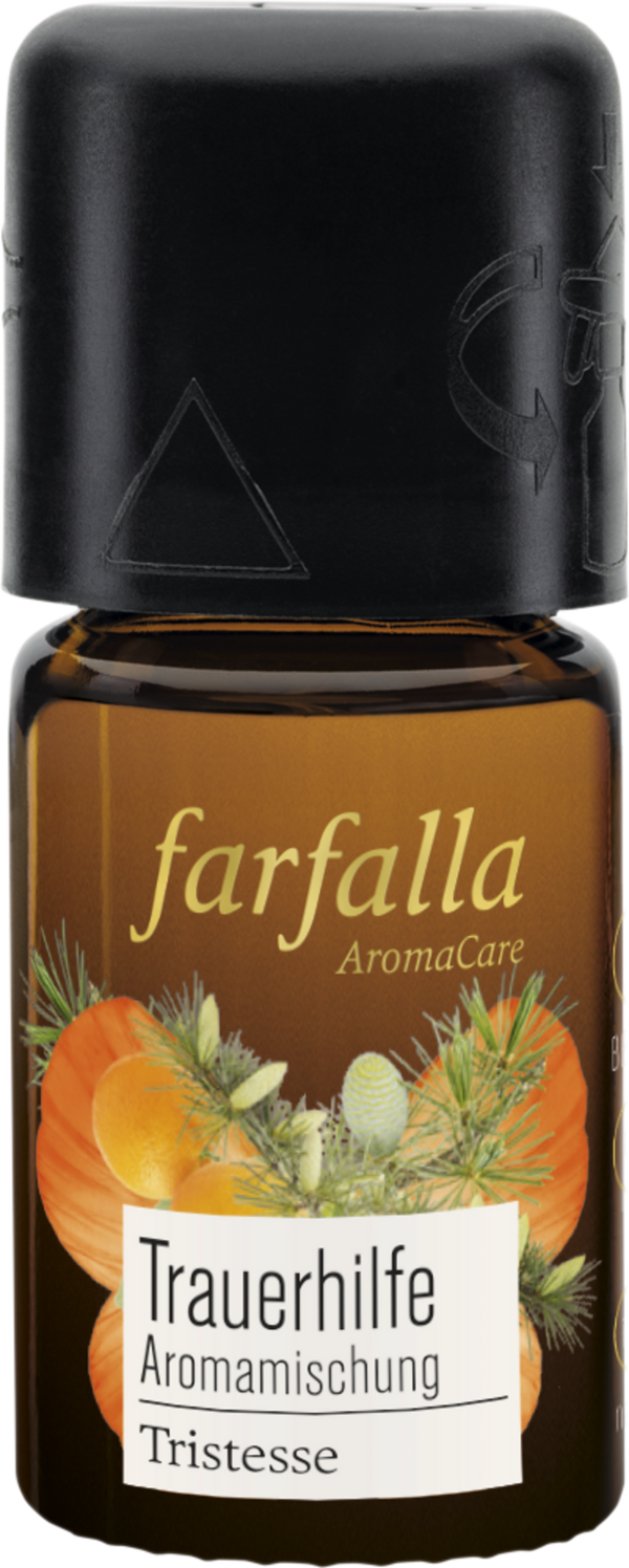 Farfalla Miscela Aromatica Tristezza 5ml - olio essenziale per comfort emotivo con cedro, sandalo, lavanda. Ideale per benessere e cura di sé.