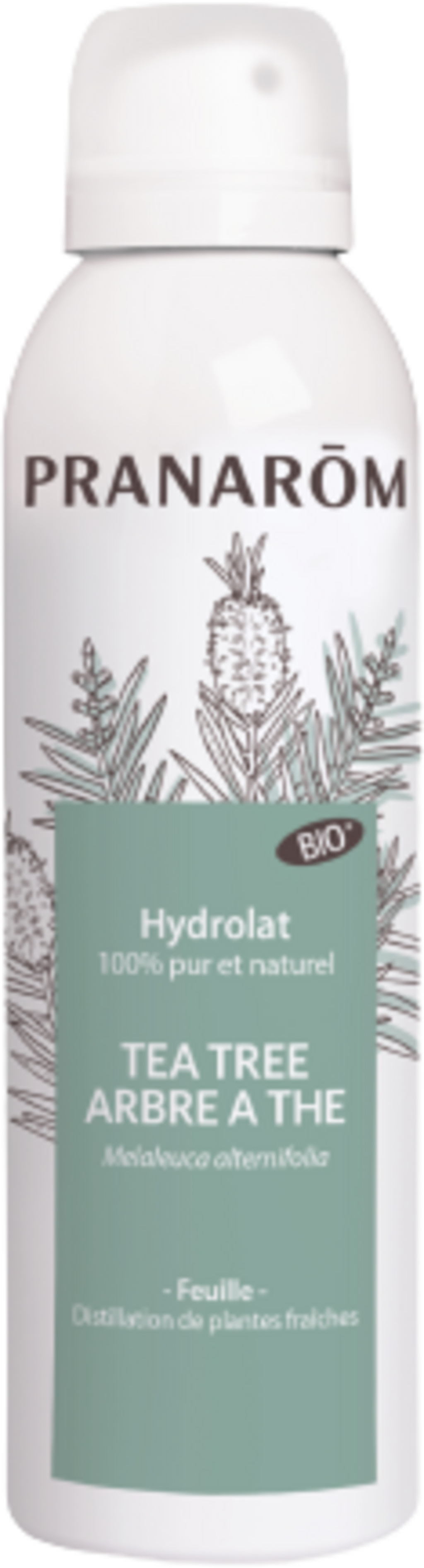 Idrolato di Tea Tree Bio Pranarôm da 150 ml per pelle grassa e mista, purificante e riequilibrante. Bellezza consapevole e naturale.