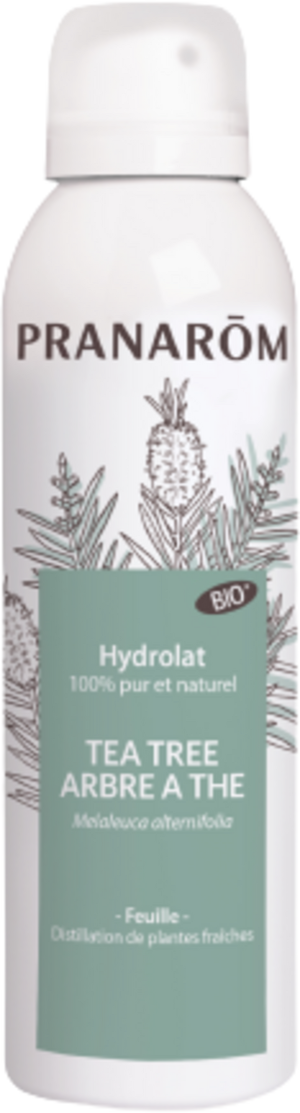 Idrolato di Tea Tree Bio Pranarôm da 150 ml per pelle grassa e mista, purificante e riequilibrante. Bellezza consapevole e naturale.