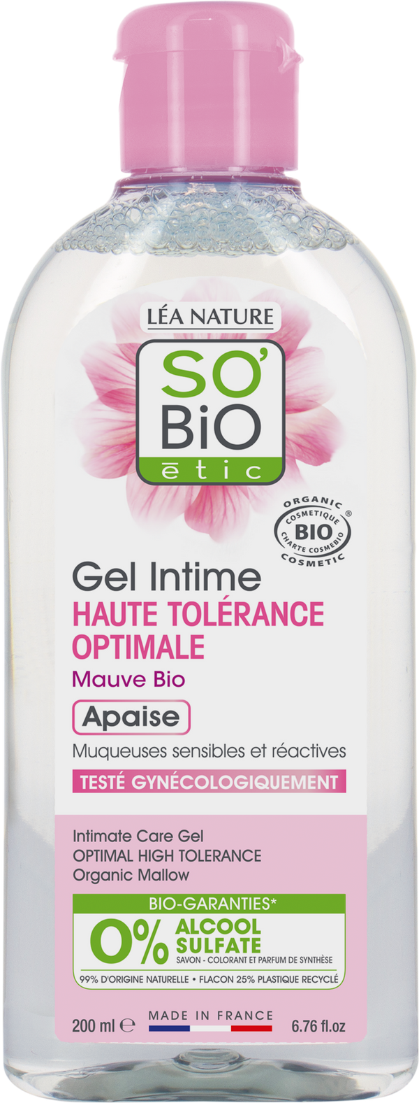 LÉA NATURE SO BiO étic Hypoallergenic Mallow Intimate Hygiene Gel, 150 ml