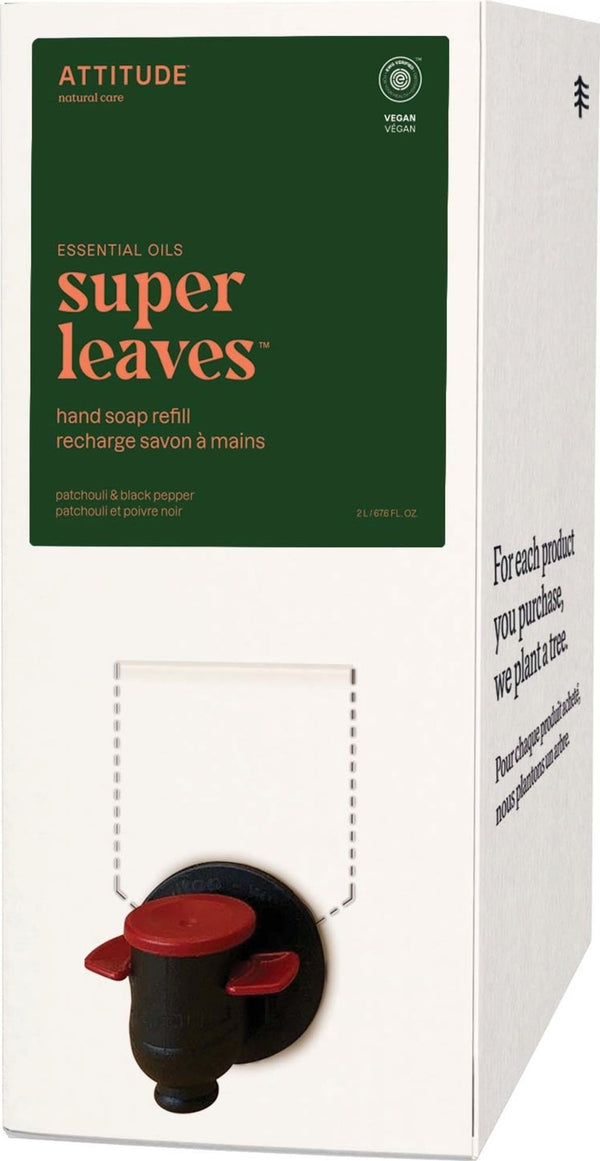 Sapone Mani "Super Leaves" Attitude Patchouli e Pepe Nero 473ml