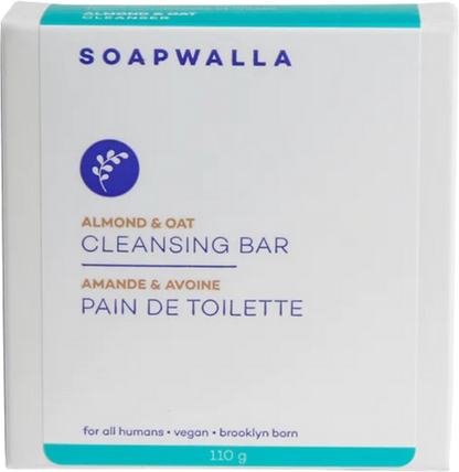 Soapwalla Almond Oil &amp; Oats Soap Bar, 110g