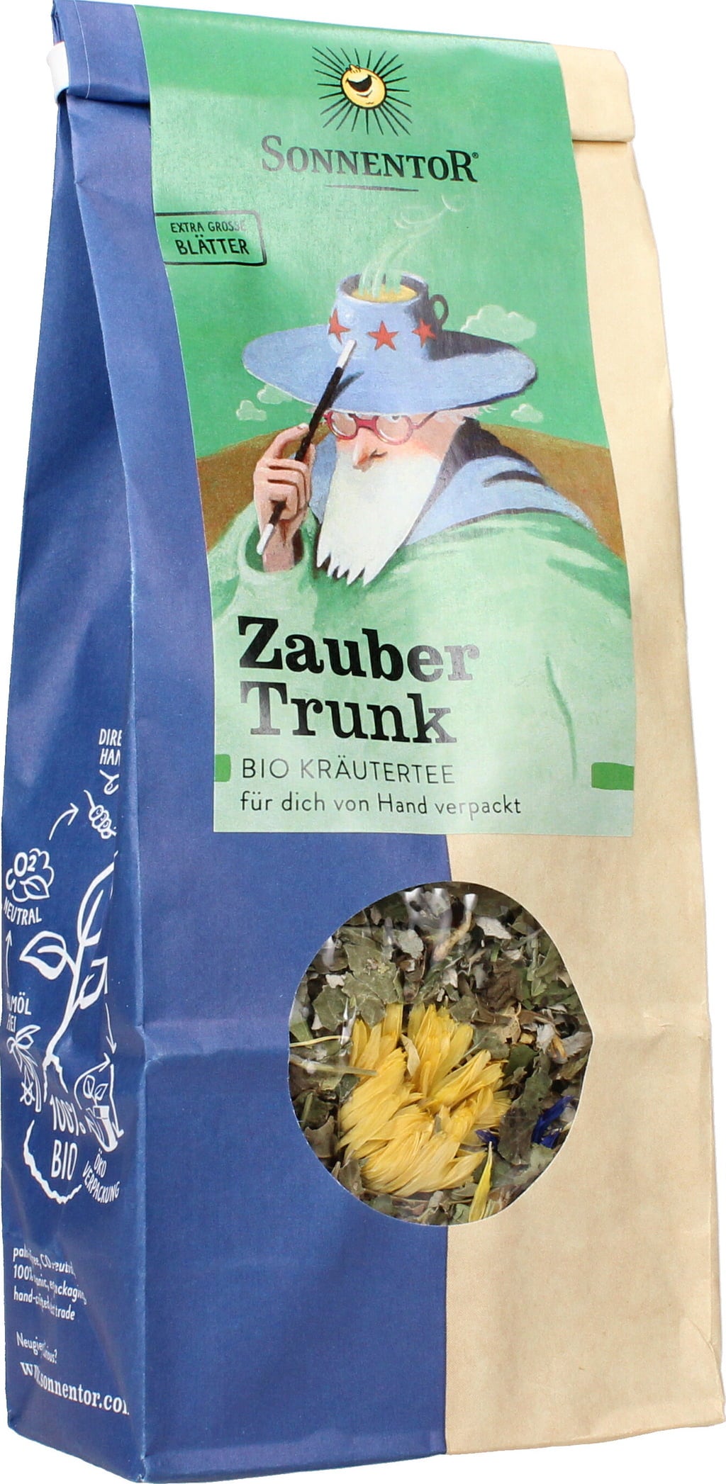 Tisana biologica Sonnentor Pozione Magica per benessere e relax, senza filtri e con ingredienti naturali