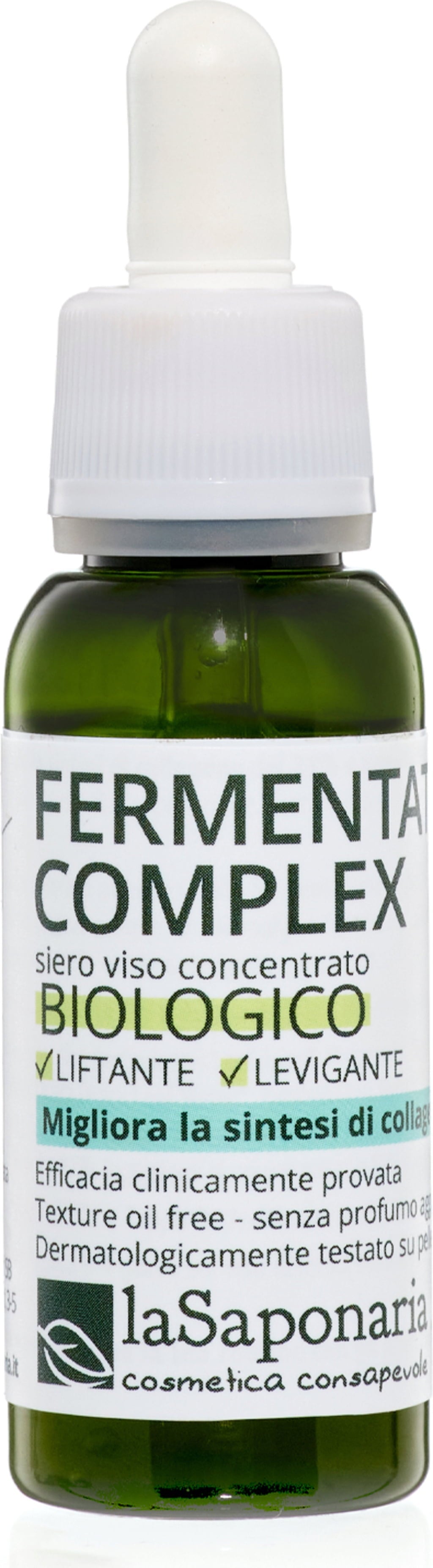 La Saponaria Ecofermentato Attivatore siero viso biologico per pelle levigata, luminosa e rassodata - VeroBelloBio