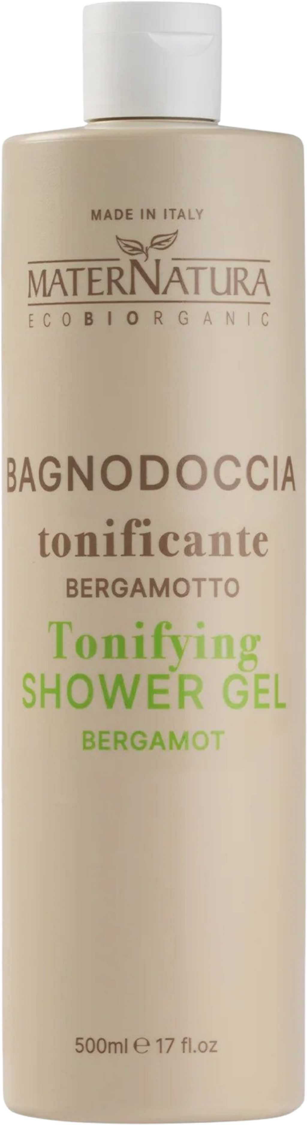 MaterNatura Toning Bergamot Shower Gel, 500ml