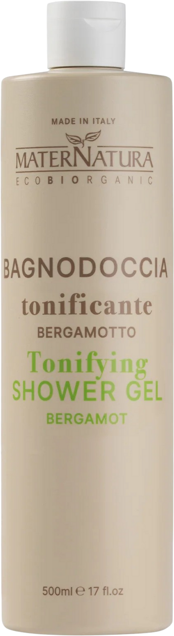 MaterNatura Toning Bergamot Shower Gel, 500ml