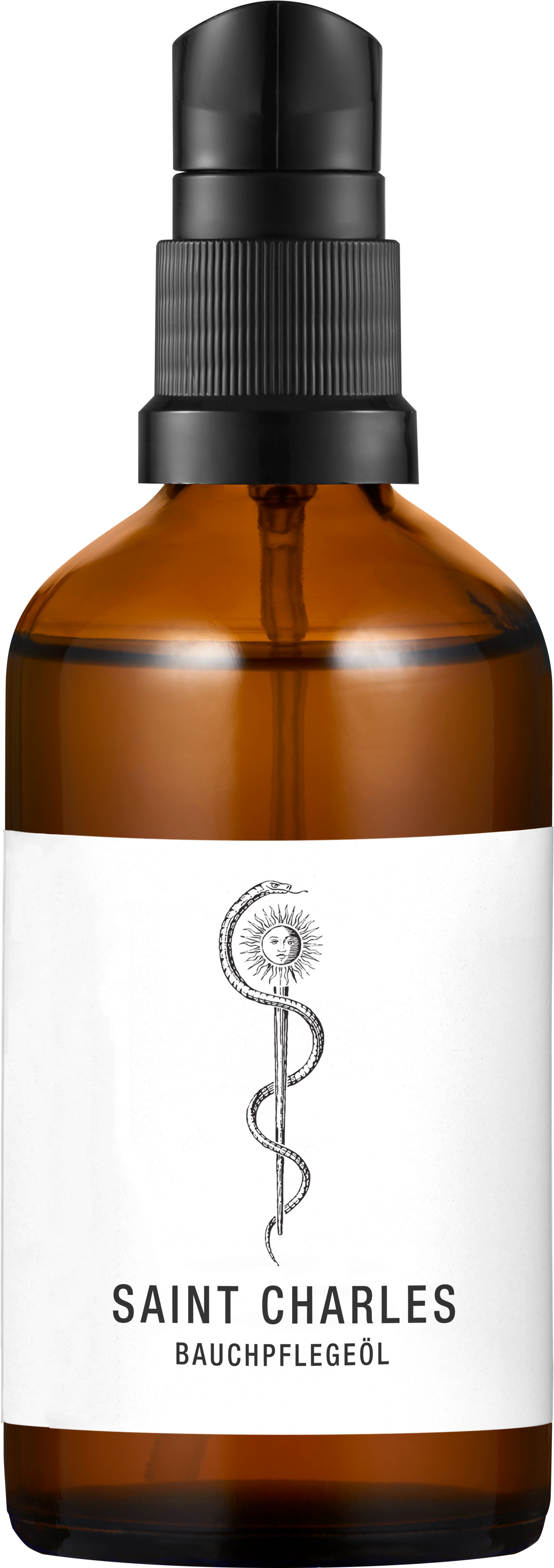 Olio biologico per la pancia in gravidanza Saint Charles con lavanda e arancia rossa per elasticità e idratazione profonda. VeroBelloBio.