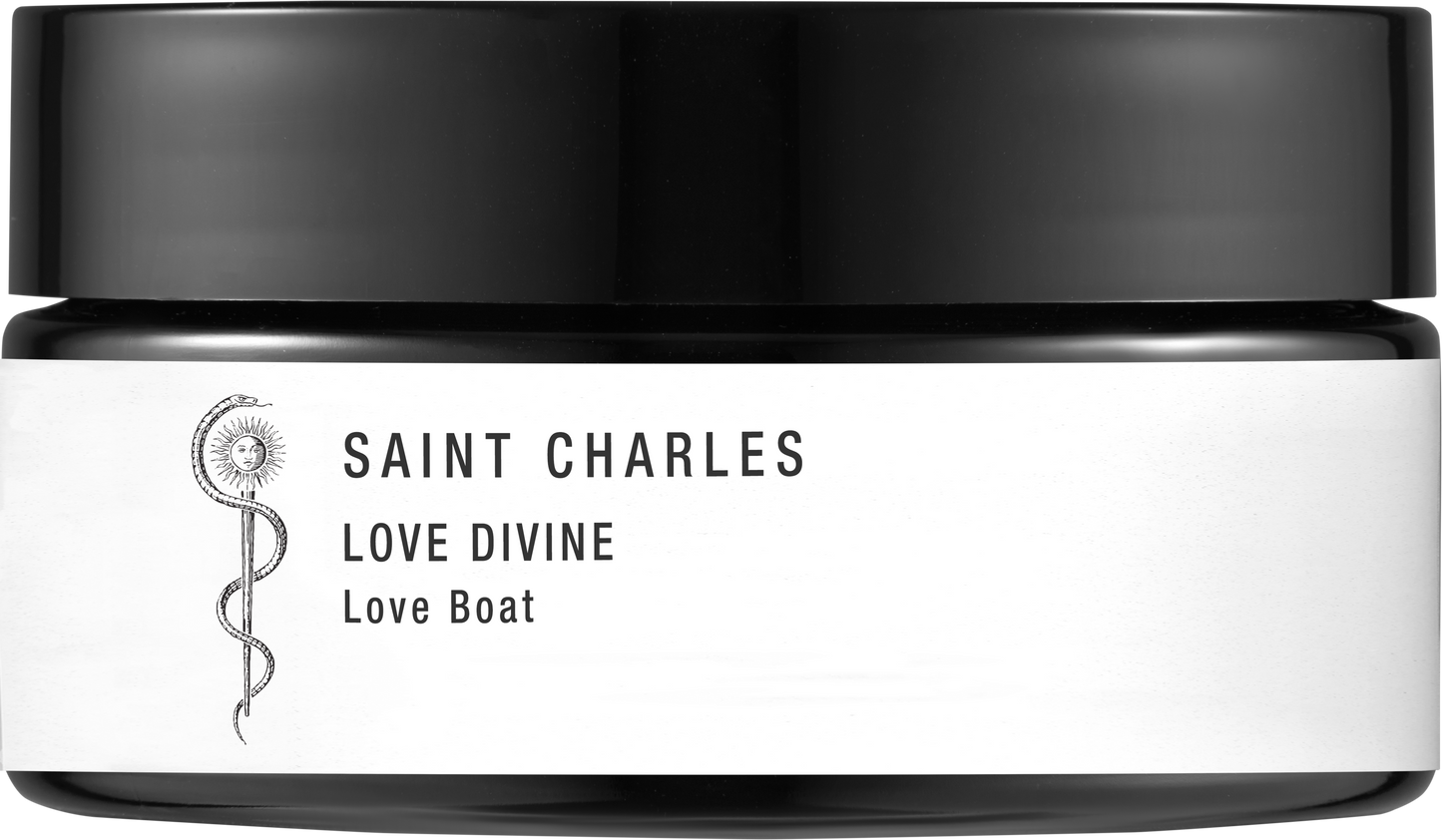 Additivo per il bagno biologico Saint Charles Love Divine Love Boat con petali di rosa, siero di latte e oli essenziali per un'esperienza di benessere sensoriale e romantico. VeroBelloBio.