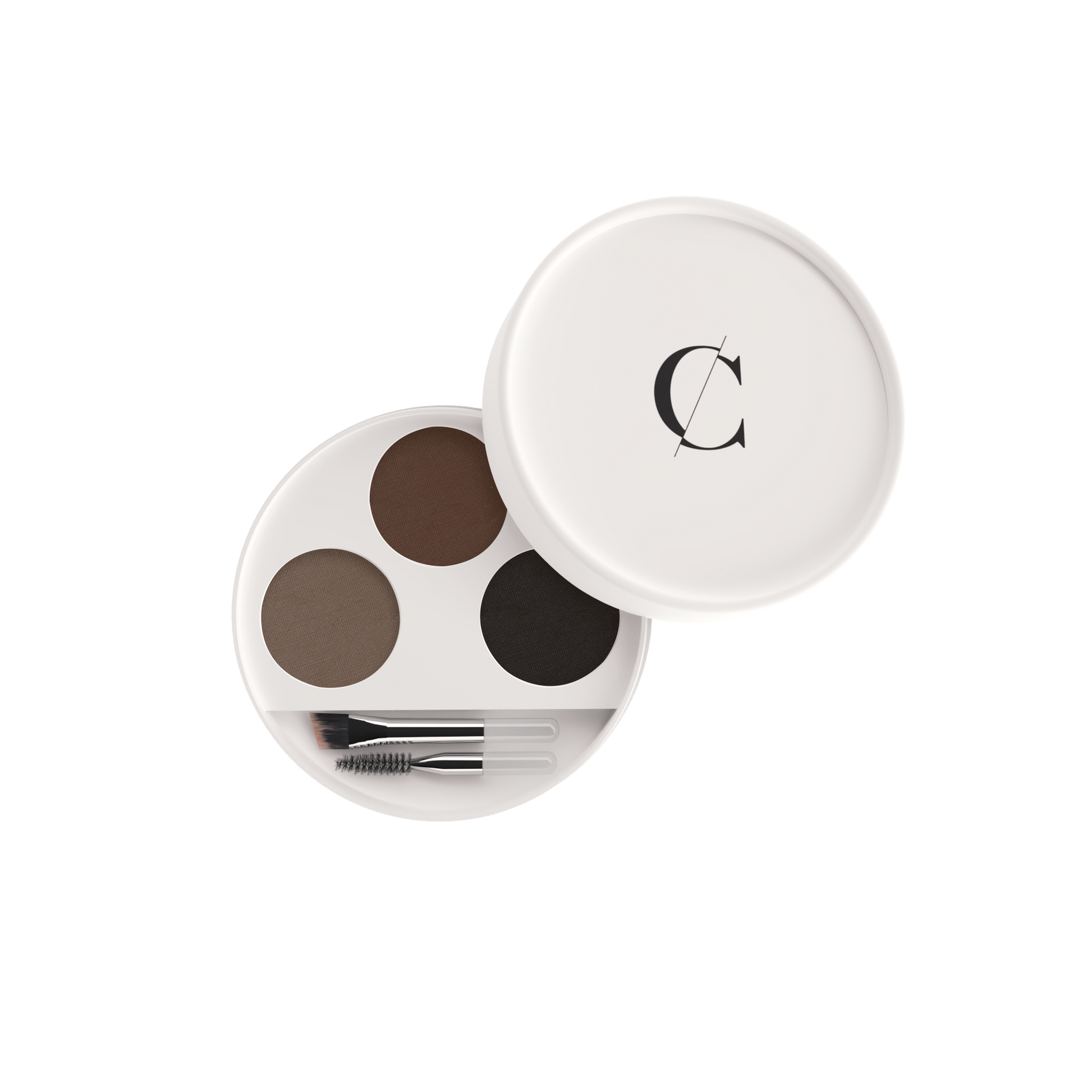 Couleur Caramel Eyebrow Set 29 Brunettes per sopracciglia definite e naturali. Make-up biologico certificato vegano per autostima e bellezza reale.