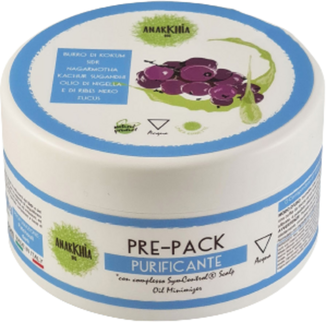 Impacco pre-shampoo purificante Anarkhia Acqua per capelli grassi e lucidi