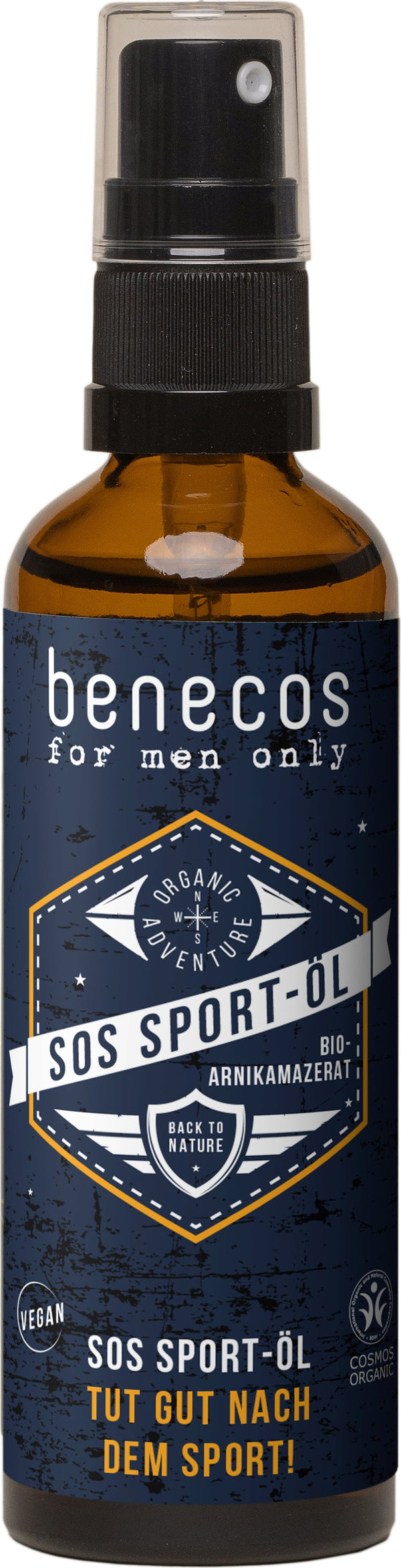 Benecos for men only SOS Sports Oil with Arnica, 75 ml