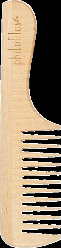 Pettine in Legno di Faggio Phitofilos antistatico per capelli sani e forti