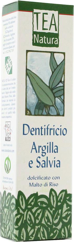 Dentifricio naturale Argilla e Salvia TEA Natura per denti e gengive sane