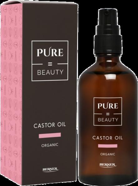 Olio di Ricino Pure=Beauty 100ml, bio e vegano, per cura di pelle, capelli e ciglia - VeroBelloBio