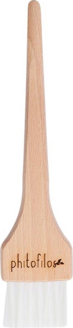 Pennello in legno di faggio Phitofilos per applicazione erbe tintorie, vegan e unisex