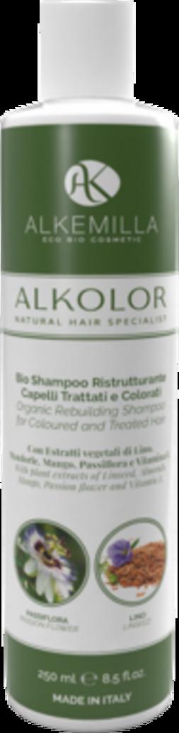 Shampoo ristrutturante bio Alkemilla ALKOLOR per capelli colorati, 250 ml