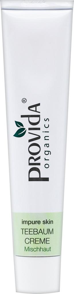 Crema viso Provida Organics Tea Tree per pelle impura e irritata, 50 ml - VeroBelloBio