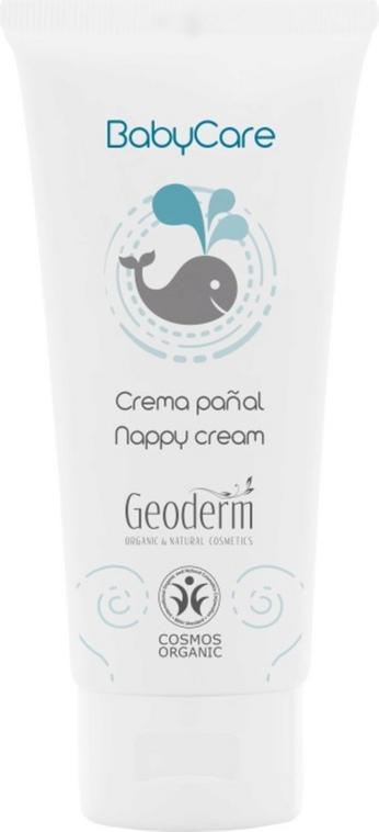 Crema cambio pannolino Geoderm Nappy Cream Baby Care 100 ml biologica e lenitiva per neonati, senza alcool, per pelle sensibile