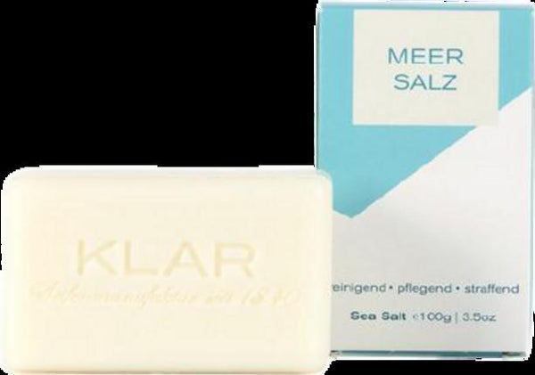 Saponetta viso al sale marino KLAR per pelle sensibile e irritata, cura naturale per una bellezza reale