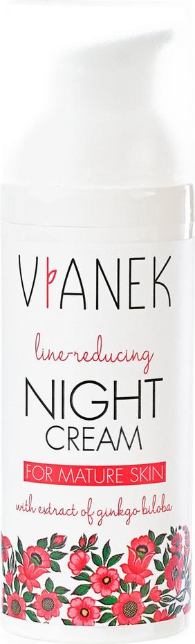 Vianek Crema Notte Antietà con Acido Ialuronico e Q10 per Pelli Mature ed Esigenti