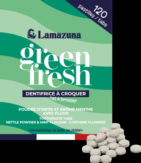 Lamazuna Compresse Dentifricio Menta Selvatica Bio per Igiene Orale Naturale e Fresca