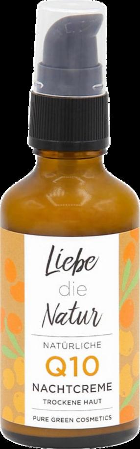 Liebe die Natur Crema Notte Q10 bio per pelli mature e secche, vegana e certificata PETA e BDIH