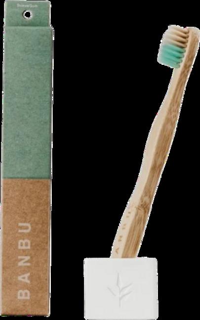 Spazzolino da Denti in Bambù Junior BANBU | Igiene Orale Naturale e Sostenibile per Bambini | VeroBelloBio