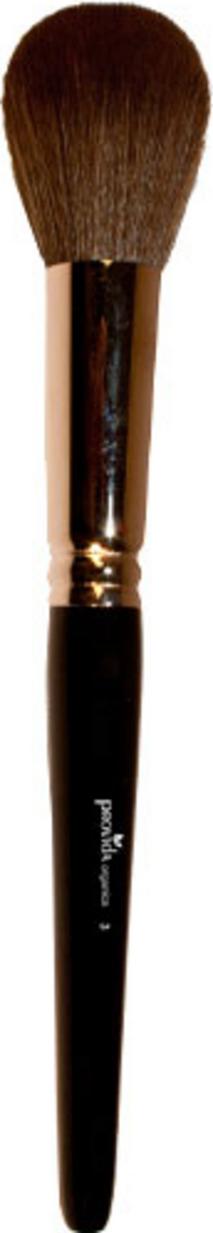 Pennello fard Provida Organics per un'applicazione make-up naturale e vegana. Ideale per pelli sensibili e bronzer.