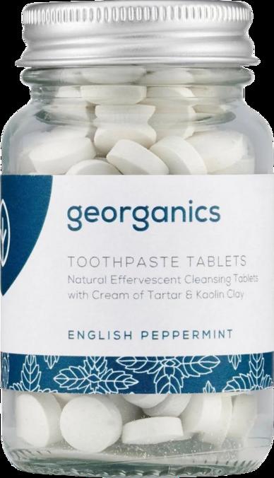 Georganics Toothpaste Tablets English Peppermint - Igiene Orale Naturale per una Bellezza Consapevole