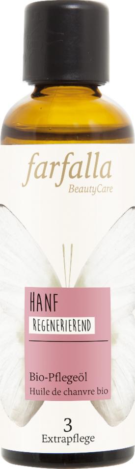 Olio di Canapa Biologico Farfalla per pelli sensibili e mature, idratante e rigenerante