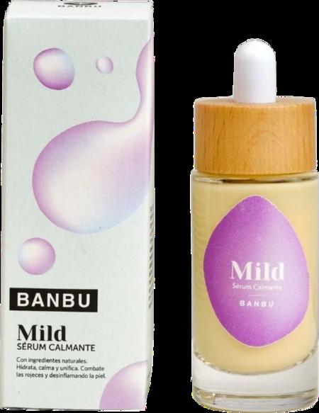 Siero Viso MILD BANBU, per pelle sensibile e irritata, formula bio lenitiva e rivitalizzante per una bellezza reale e senza filtri.