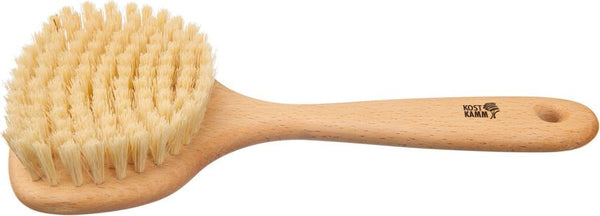 Spazzola da sauna Kostkamm in sisal vegano e faggio per massaggio a secco drenante e consapevole, per una bellezza reale e naturale