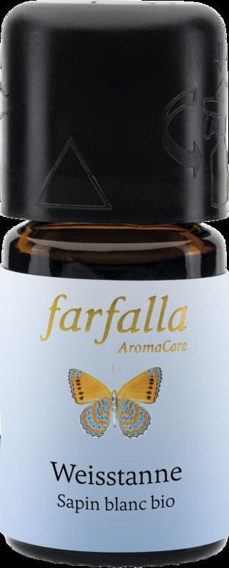 Olio Essenziale Abete Bianco Bio Farfalla 5ml - Purificante e Tonificante per Aromaterapia e Benessere - Prodotto da Farfalla
