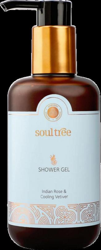 Gel doccia SoulTree Rosa Indiana e Vetiver rinfrescante per una bellezza consapevole e reale