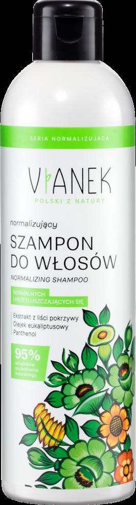 Shampoo Normalizzante VIANEK per capelli grassi e cuoio capelluto sensibile. Formula vegana e naturale per un benessere autentico e una bellezza reale. Scopri VeroBelloBio.