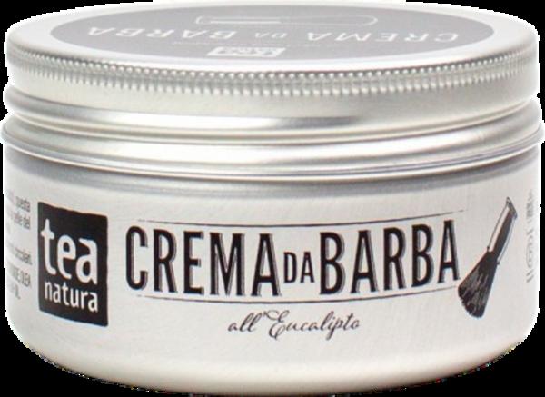 Crema da barba ecobio uomo TEA Natura con oli di cocco, mandorla e avocado per pelle nutrita e rasatura delicata