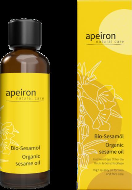 Olio di Sesamo Biologico Apeiron per pelle secca e sensibile