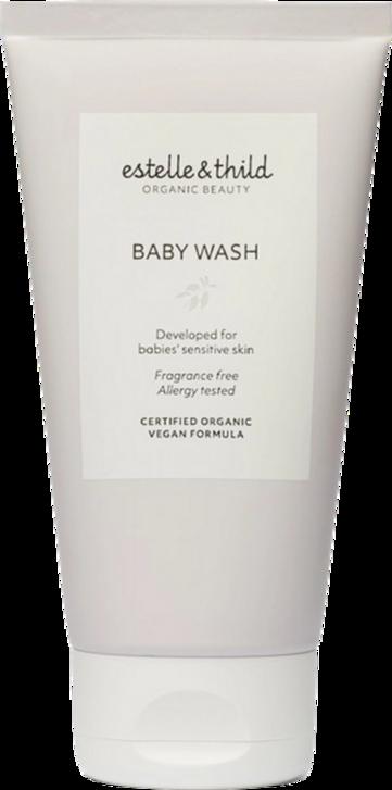 Detergente delicato biologico estelle & thild per neonati e pelli sensibili, cura della pelle naturale senza profumo