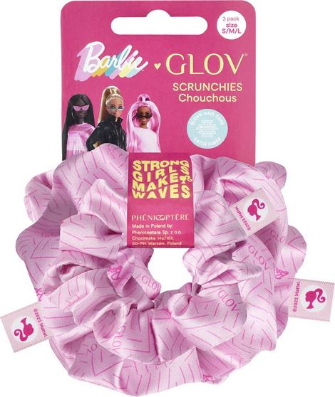 Set di elastici per capelli GLOV Barbie Collection ZigZag, morbidi e delicati per uno stile consapevole e una bellezza reale.